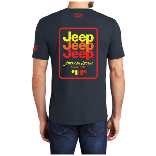 Mens Jeep® Echo T-Shirt - Navy Blue