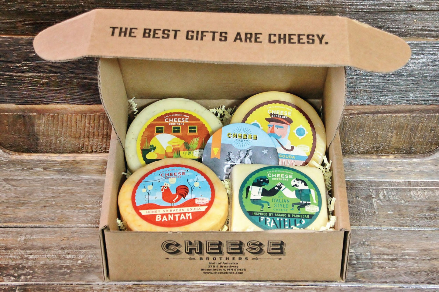 Wisconsin Cheese Sampler (4-Pack)