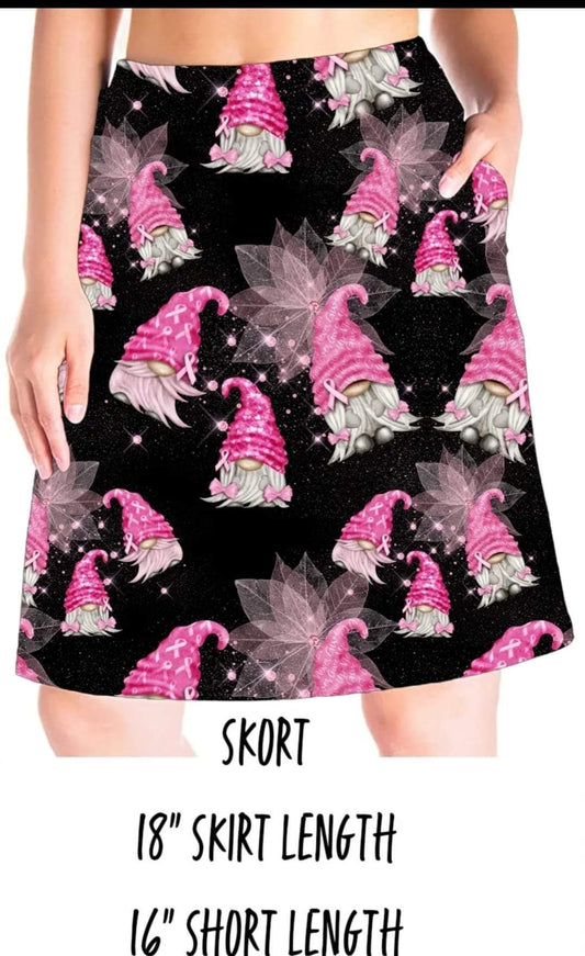 Breast Cancer awareness Skorts