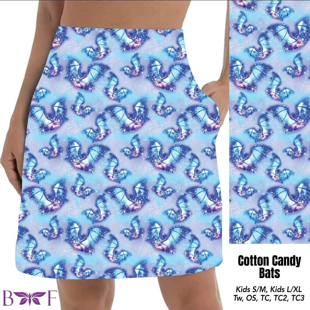 Cotton Candy Bats Skort