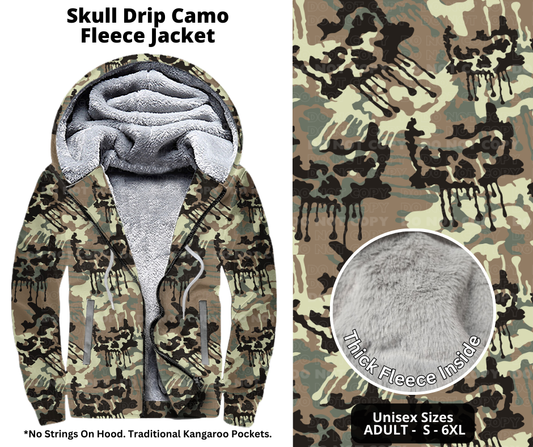 Preorder! Closes 10/21. ETA Jan. Skull Drip Camo Jackets