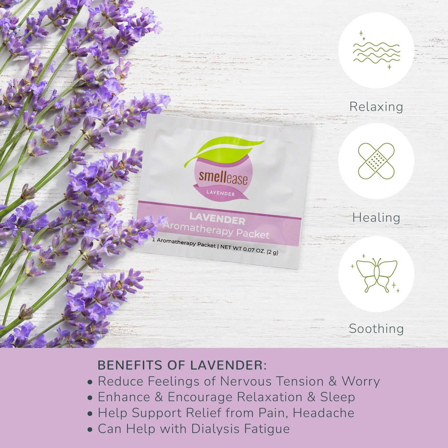 Lavender Aromatherapy Packet 25 Count Box