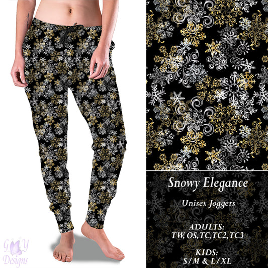 Snowy Elegance Full Joggers Preorder Closes 11/13 ETA 6-8 weeks