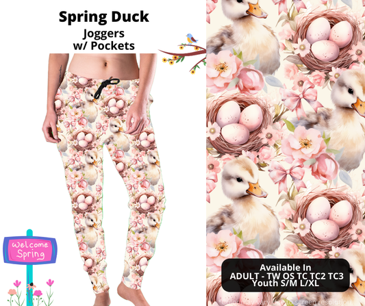 Preorder! Closes 1/20. ETA April. Spring Duck Joggers