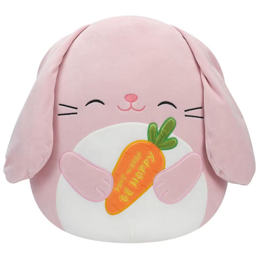 Squishmallows Bop the Bunny Holding A Carrot 16" 2023 Easter Collection Stuffed Plush