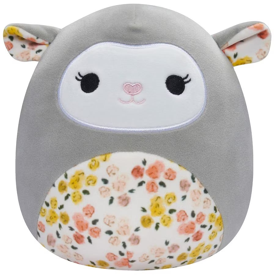 Squishmallows Elea the Lamb with Floral Belly 14" 2023 Easter Collection Stuffed Plush