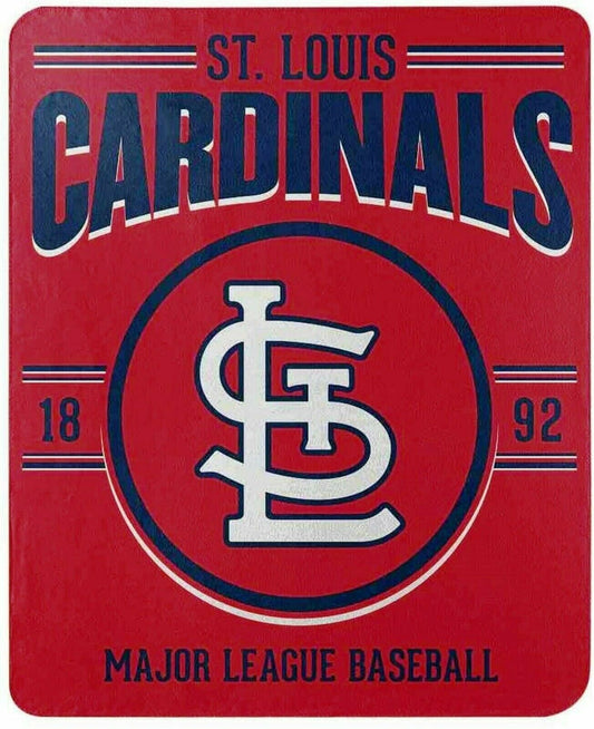 St. Louis Cardinals Southpaw Design Fleece Blanket