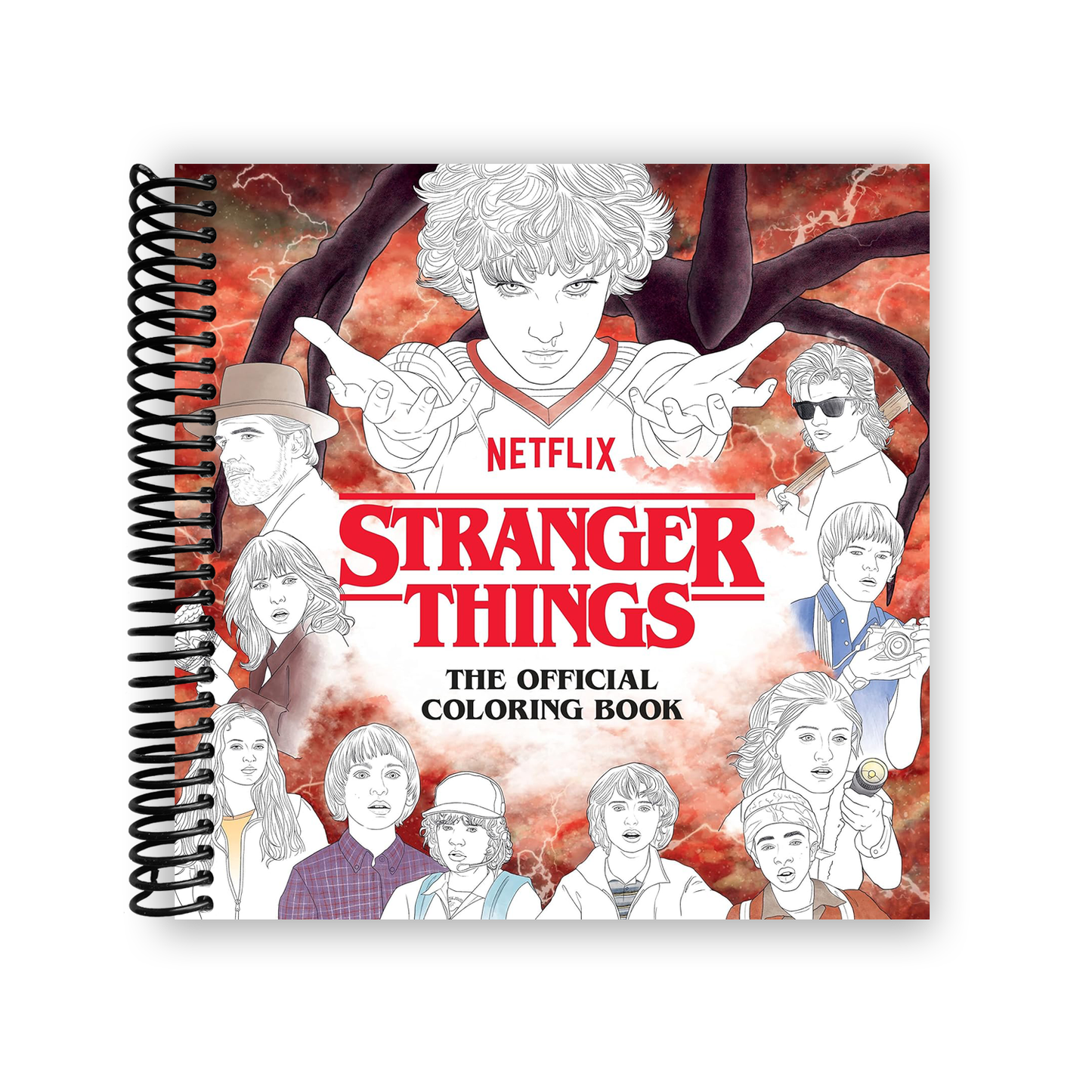 Stranger Things: The Official Coloring Book (Spiral Bound)