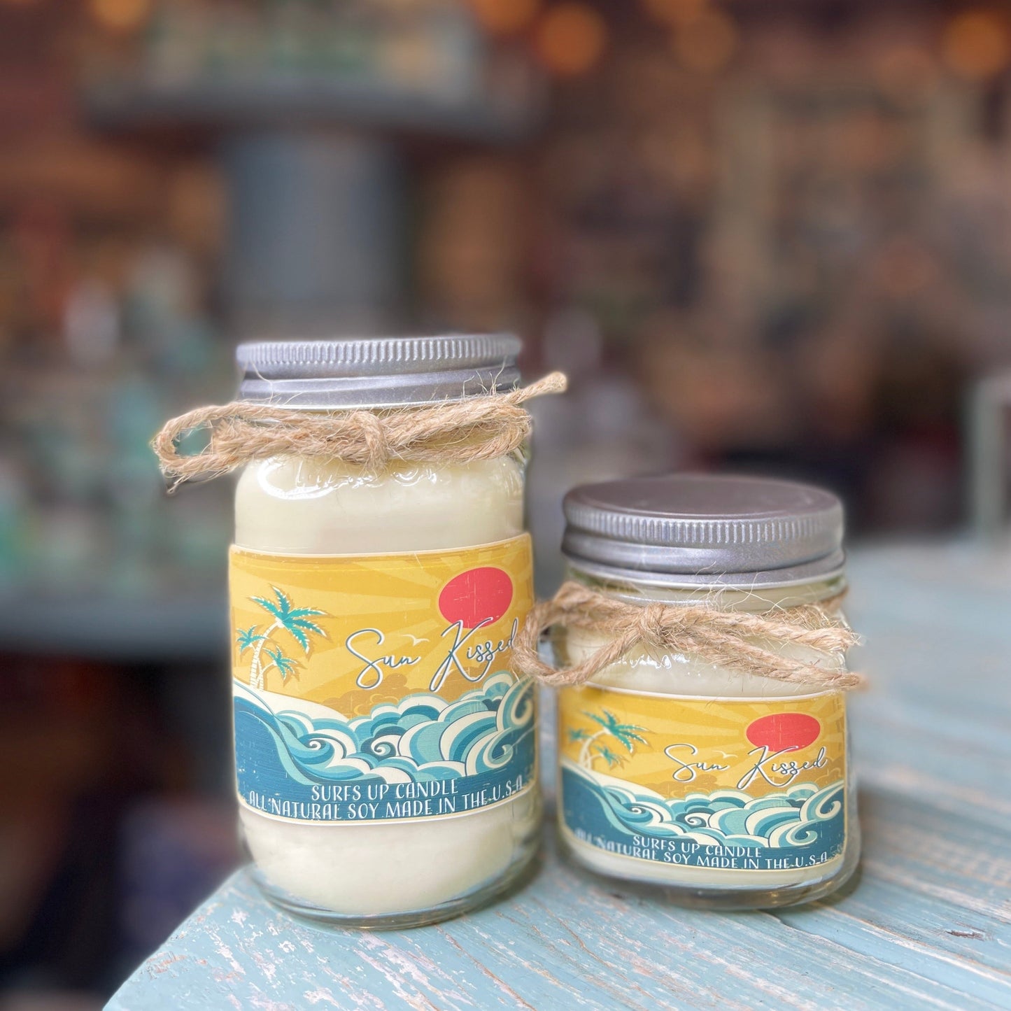 Sun Kissed Mason Jar Candle - Vintage Collection