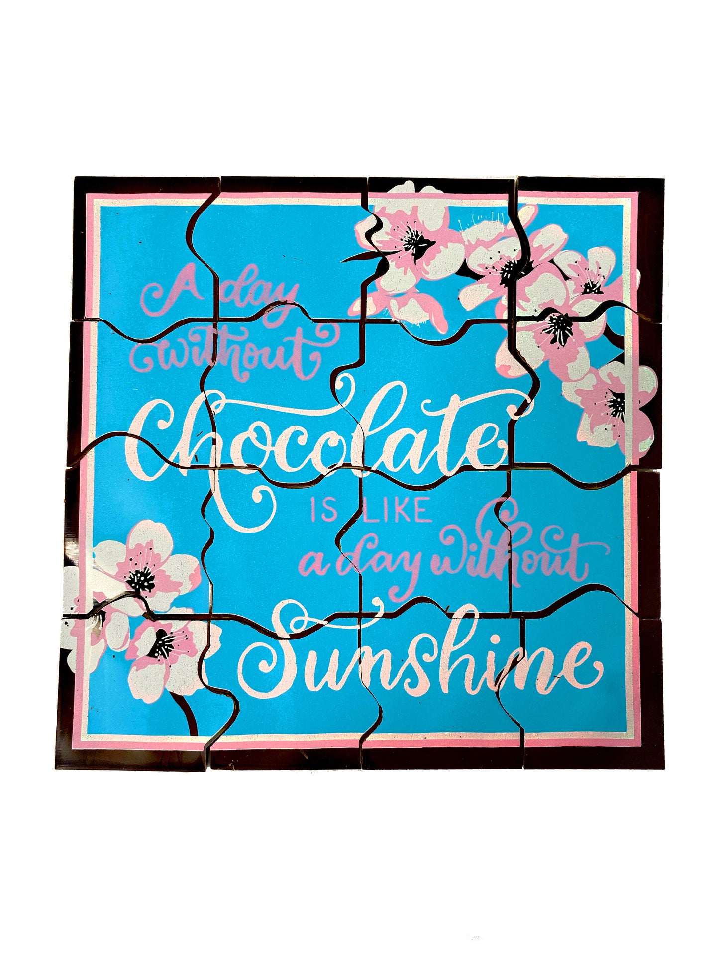 A Day Without Sunshine Chocolate Puzzle - Patent Pending