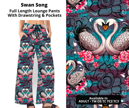 Preorder! Closes 11/28. ETA Feb. Swan Song Full Length Lounge Pants