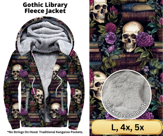 Gothic Library Fleece Jackets