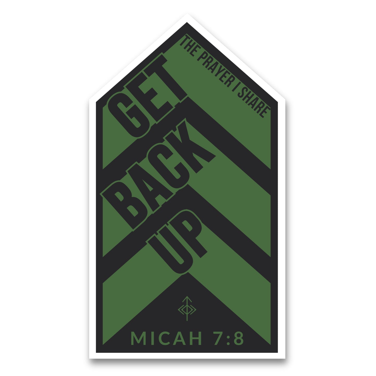 GET BACK UP Sticker