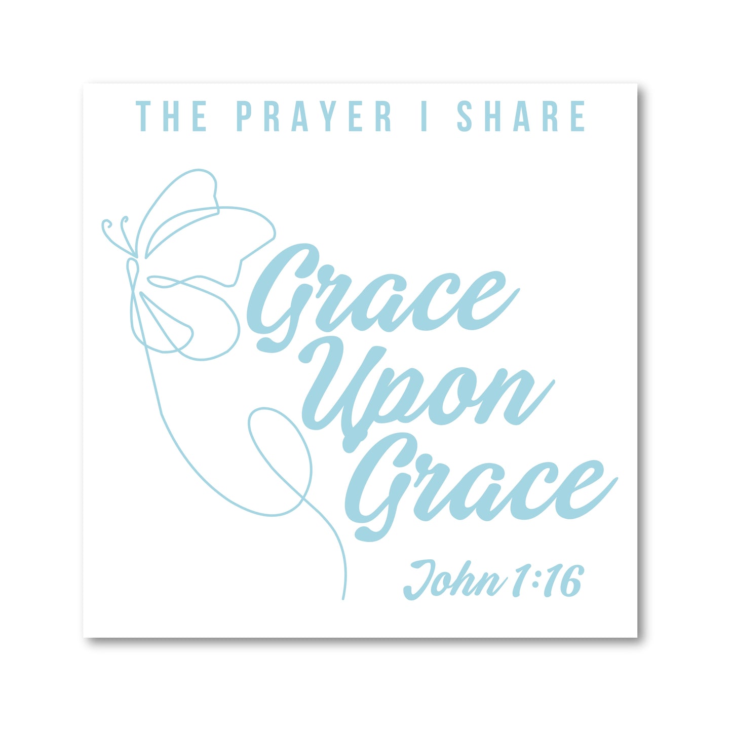 GRACE UPON GRACE Sticker