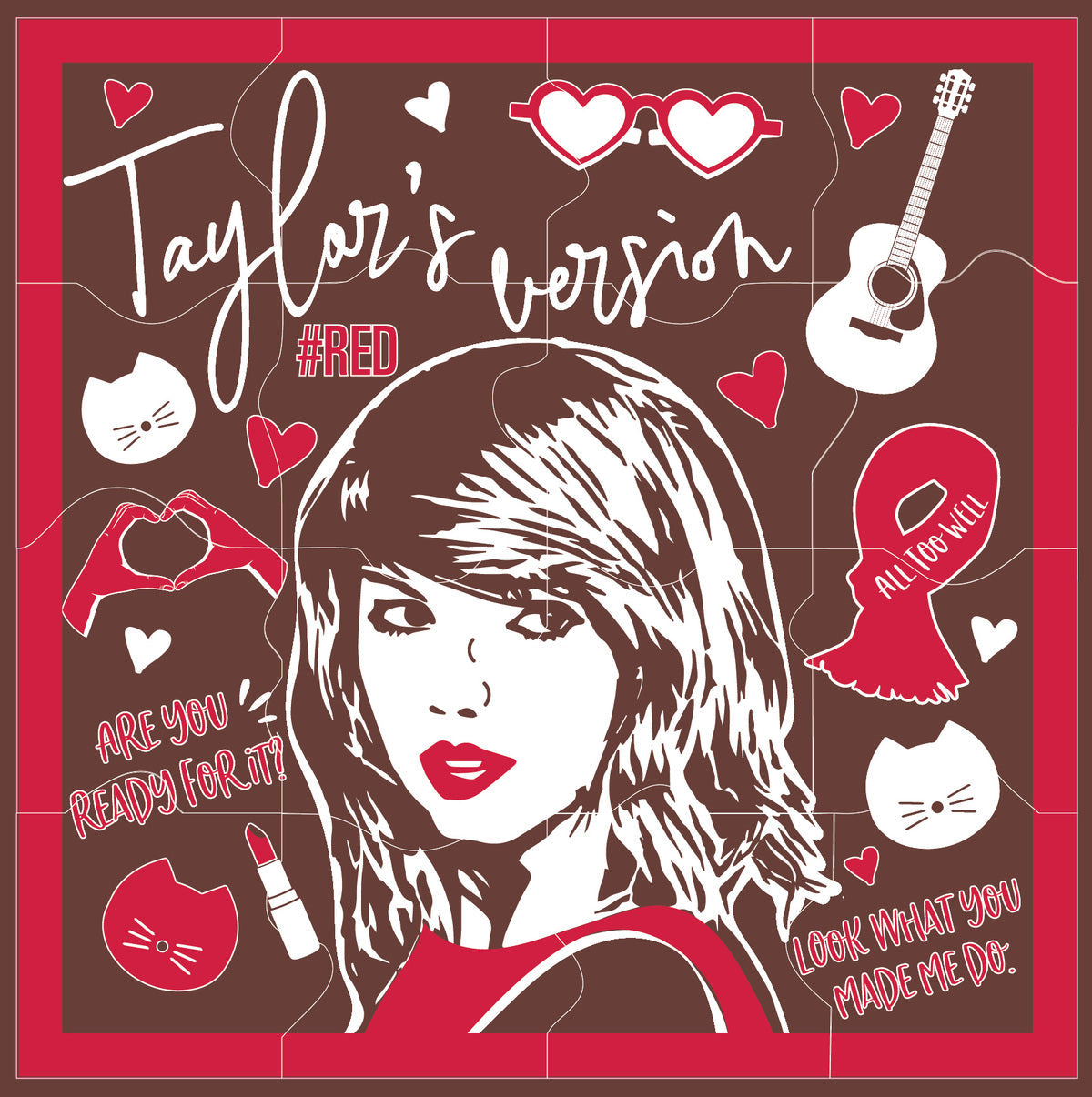 Taylor Swift Fan Chocolate Puzzle - Patent Pending