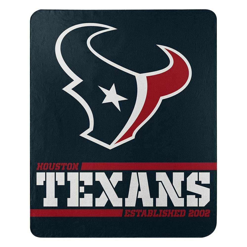 Houston Texans NFL Split Wide Fleece Blanket 50" x 60"