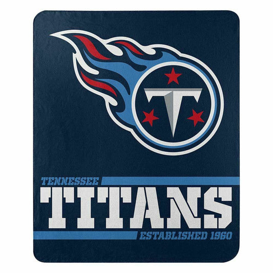 Tennessee Titans NFL Split Wide Fleece Blanket 50" x 60"