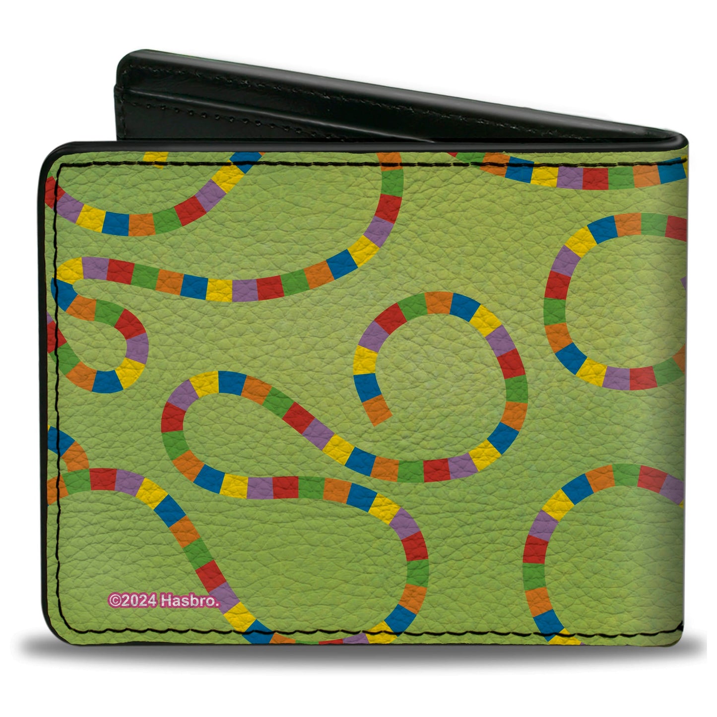 Bi-Fold Wallet - CANDY LAND Title Logo and Game Path Green/Multi Color