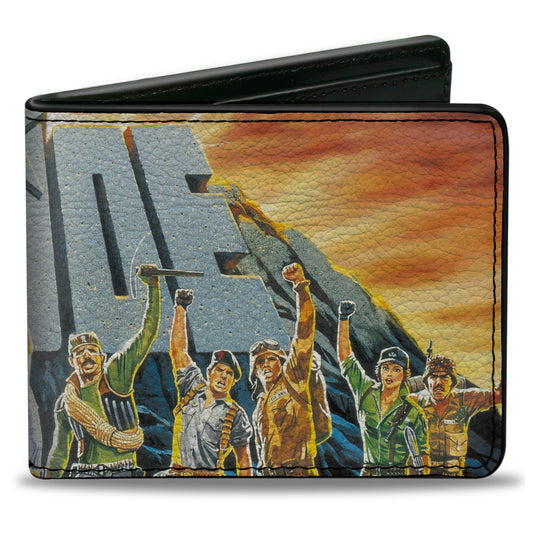 Bi-Fold Wallet - GI JOE Retro Yo Joe Stone Group Pose