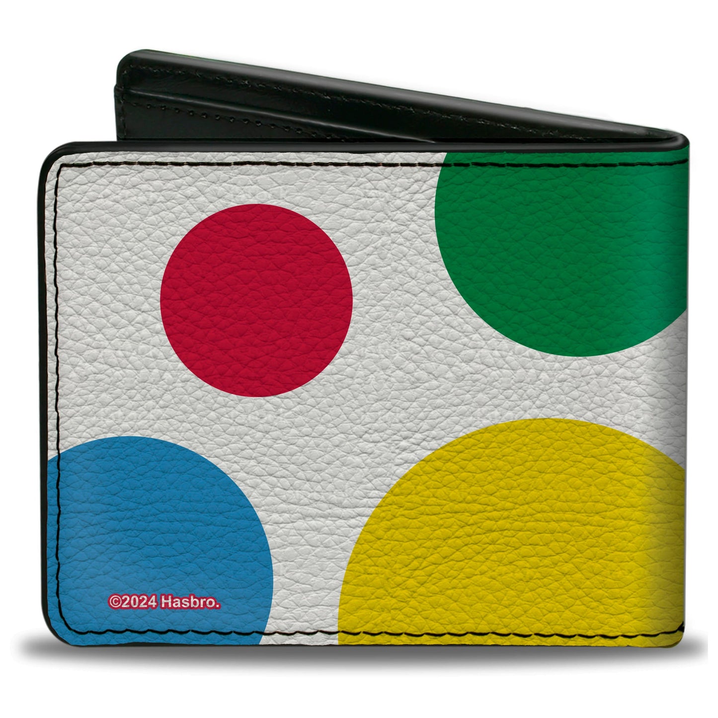 Bi-Fold Wallet - TWISTER RISKER Circle Spots White/Multi Color