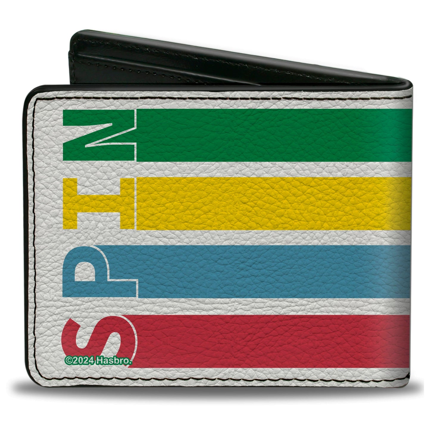 Bi-Fold Wallet - Twister SPIN Stripe Spinner White/Multi Color