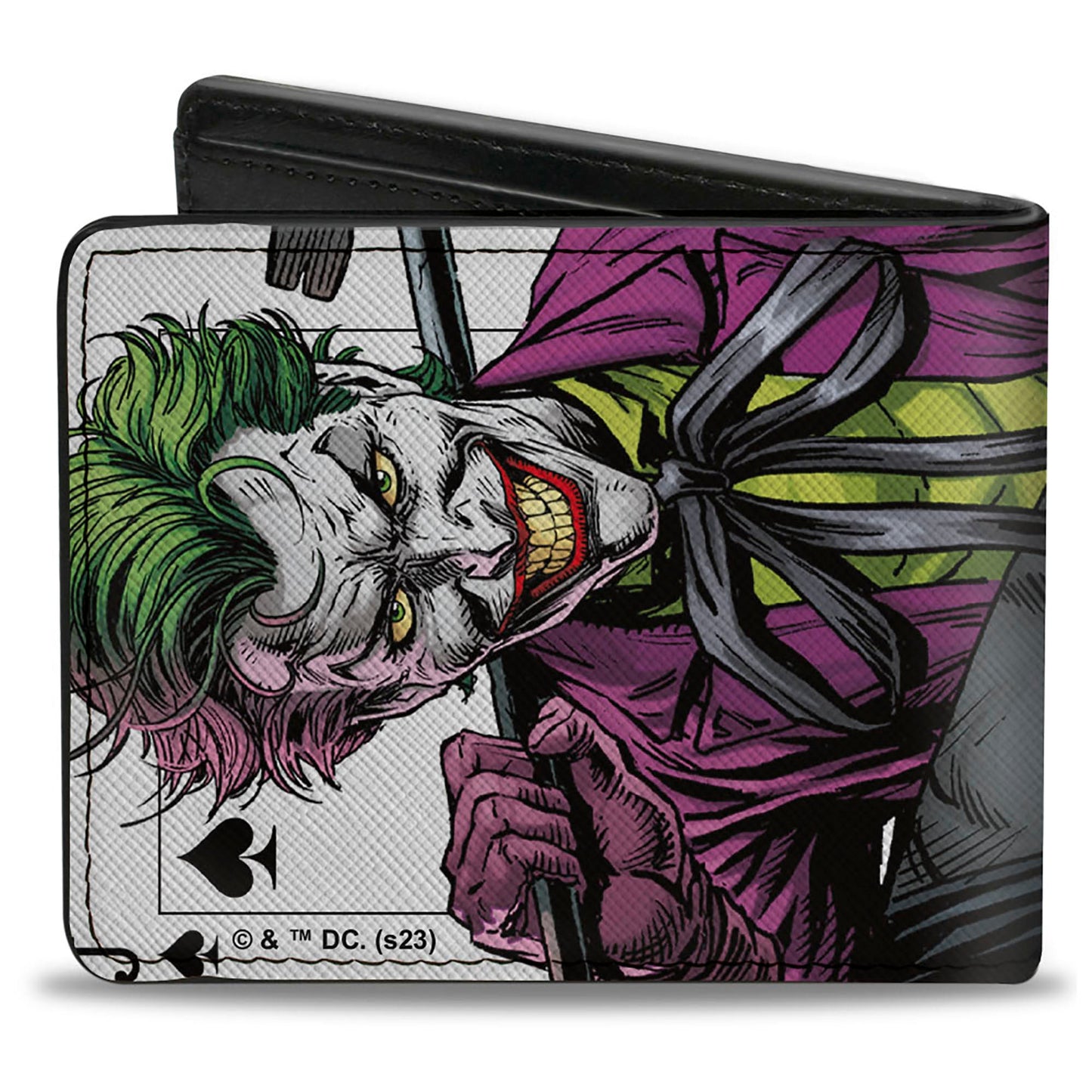 Bi-Fold  Wallet - Batman Versus Joker Three Jokers Spade Card Comic Book Cover