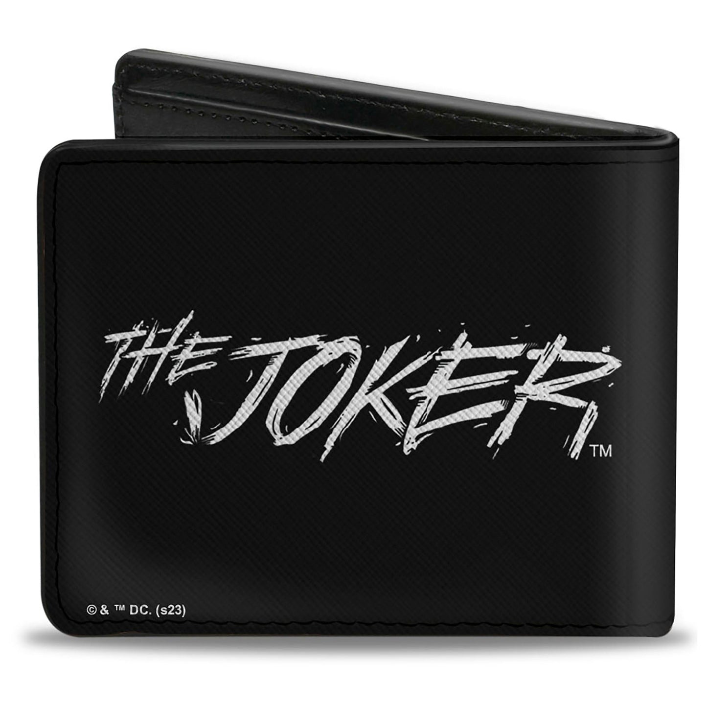 Bi-Fold  Wallet - THE JOKER Smiling Face Sketch Black/White