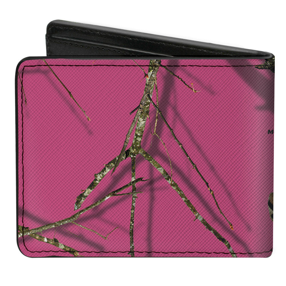 Bi-Fold Wallet - Mossy Oak Country Roots Camo Fuchsia