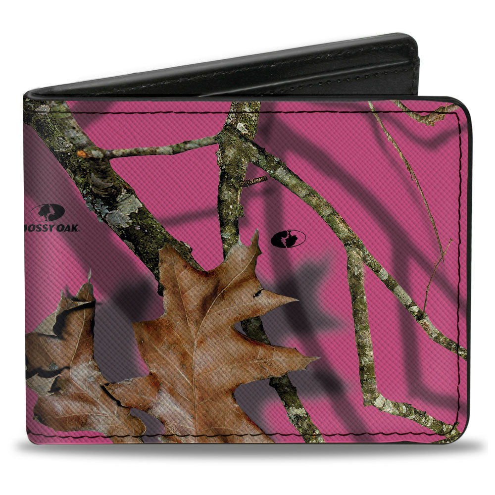 Bi-Fold Wallet - Mossy Oak Country Roots Camo Fuchsia