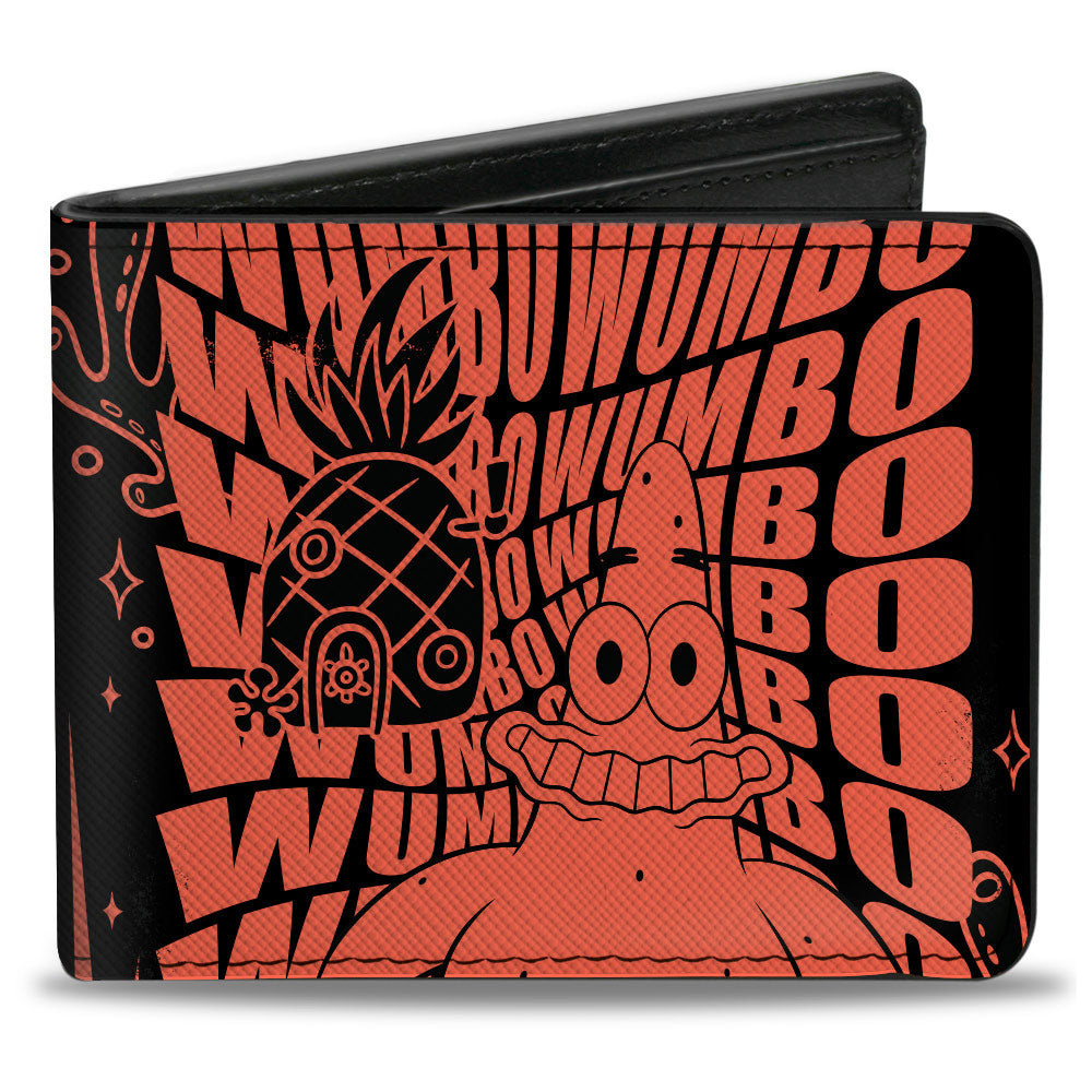 Bi-Fold Wallet - SpongeBob Patrick Star WUMBO Pose Black/Red