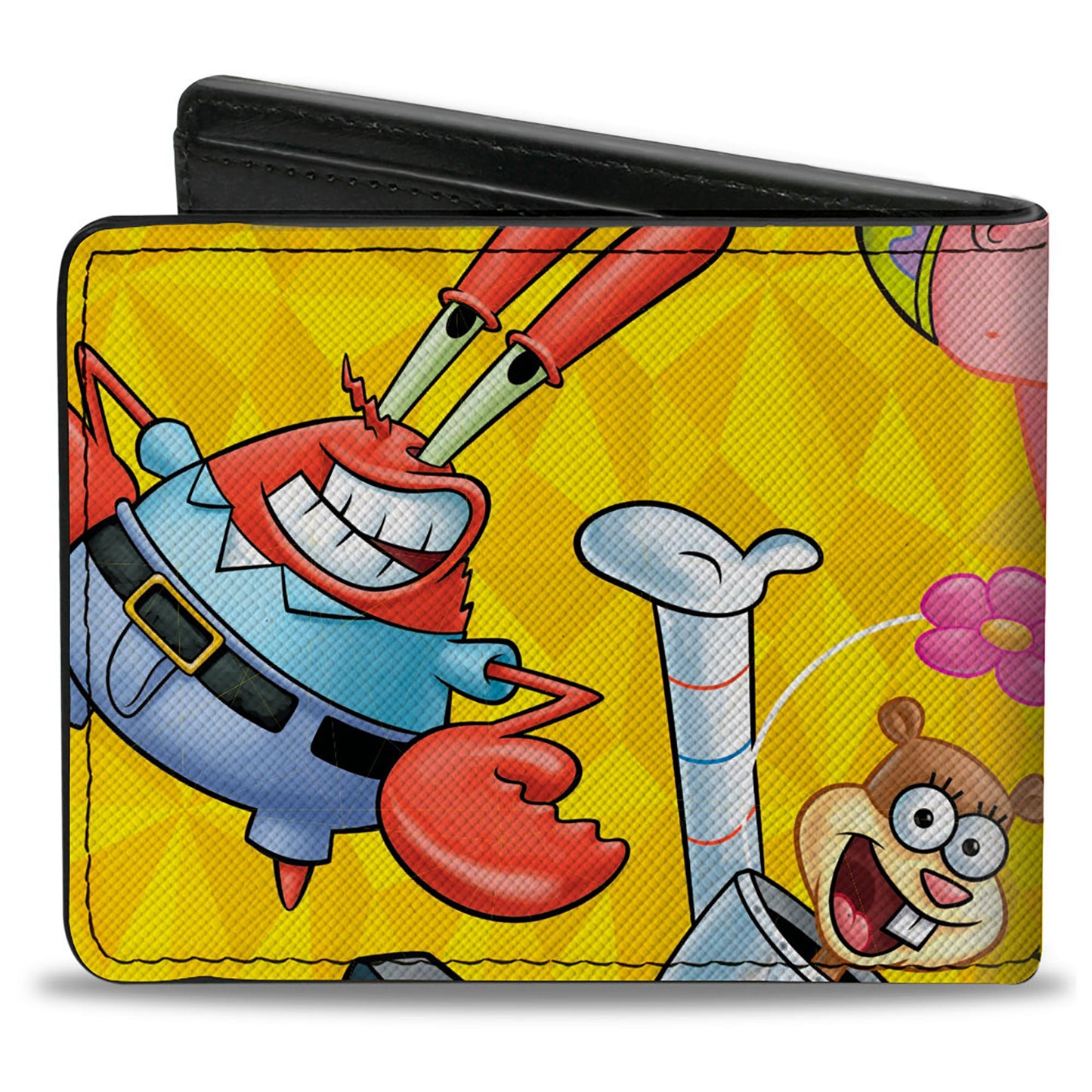 Bi-Fold Wallet - SpongeBob SquarePants Characters Pose Toss Yellows