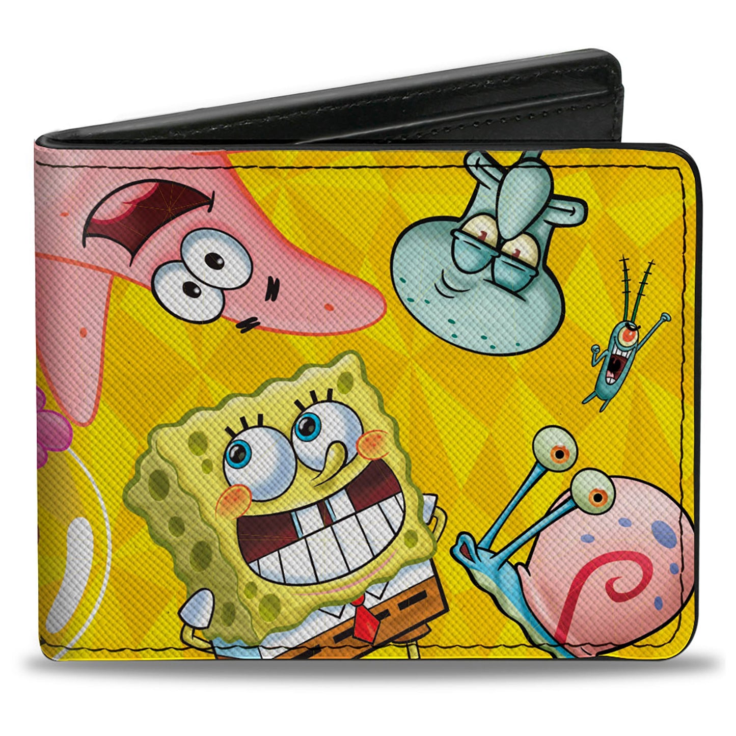 Bi-Fold Wallet - SpongeBob SquarePants Characters Pose Toss Yellows