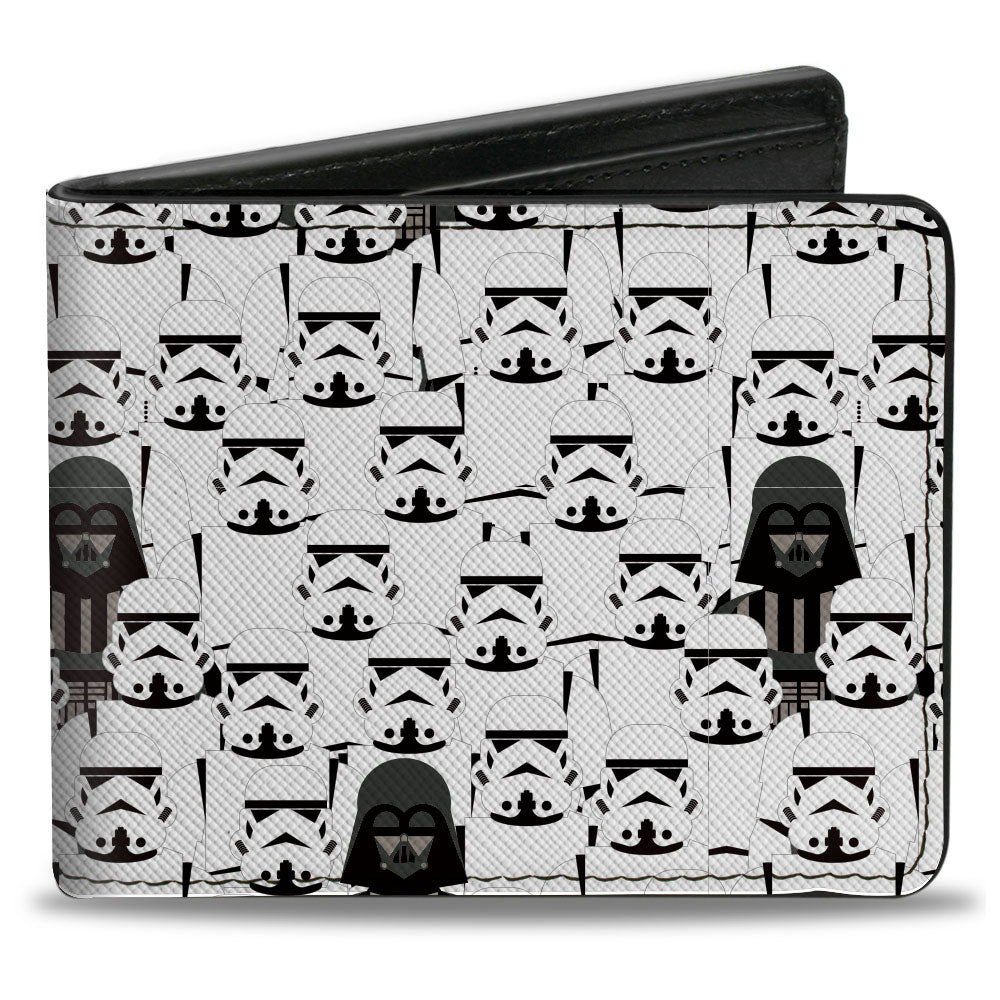 Bi-Fold Wallet - Star Wars Darth Vader and Stormtroopers Stacked