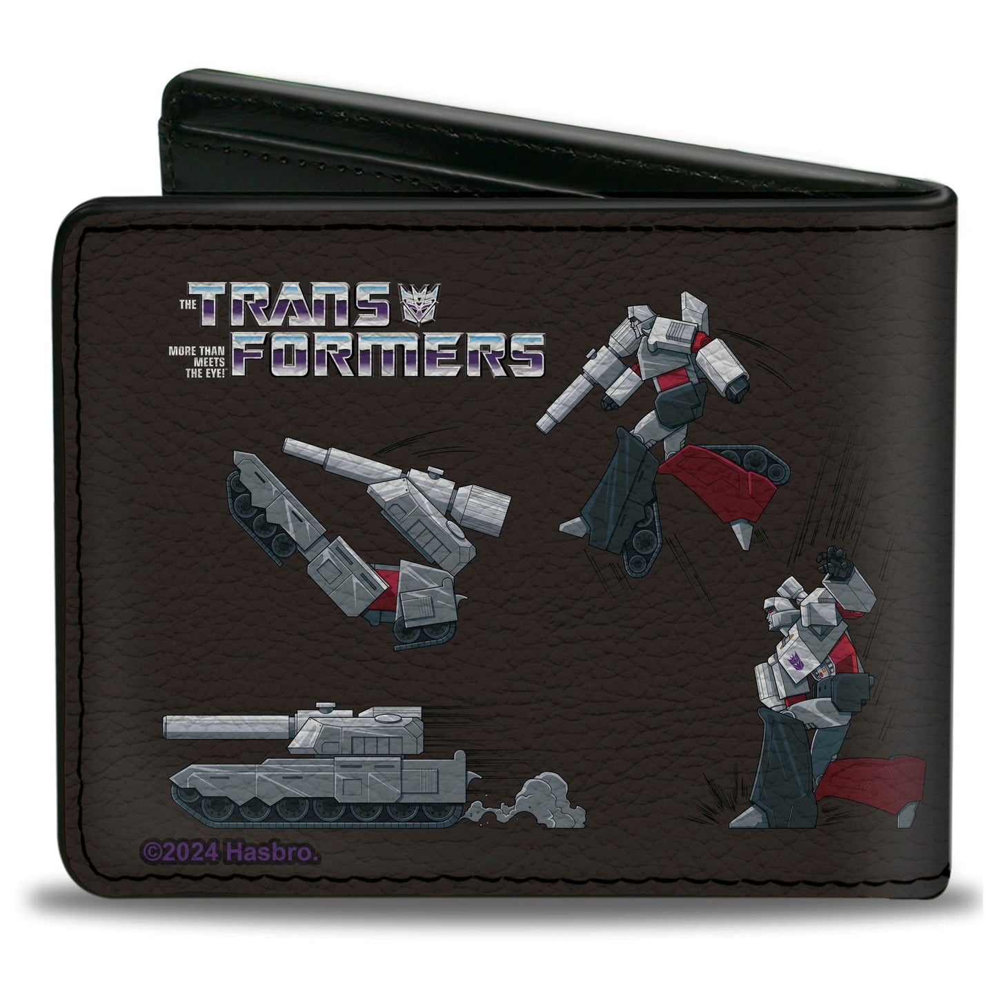 Bi-Fold Wallet - TRANSFORMERS Optimus Prime and Megatron Conversion Scenes Black