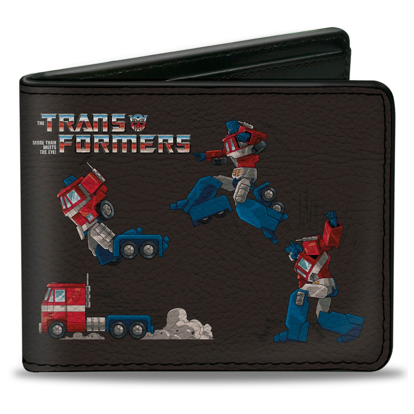 Bi-Fold Wallet - TRANSFORMERS Optimus Prime and Megatron Conversion Scenes Black