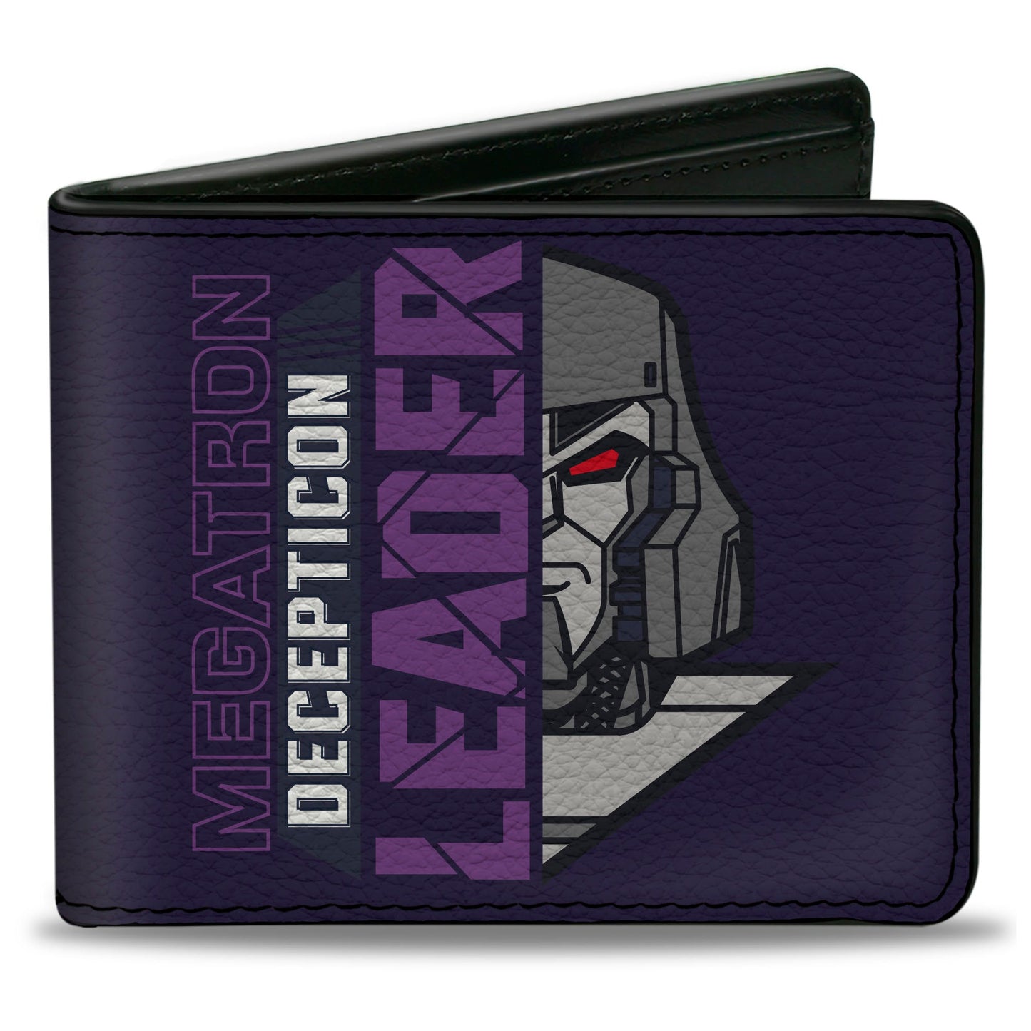 Bi-Fold Wallet - Transformers MEGATRON DECEPTICON MASTER OF DESTRUCTION and Tank Purples