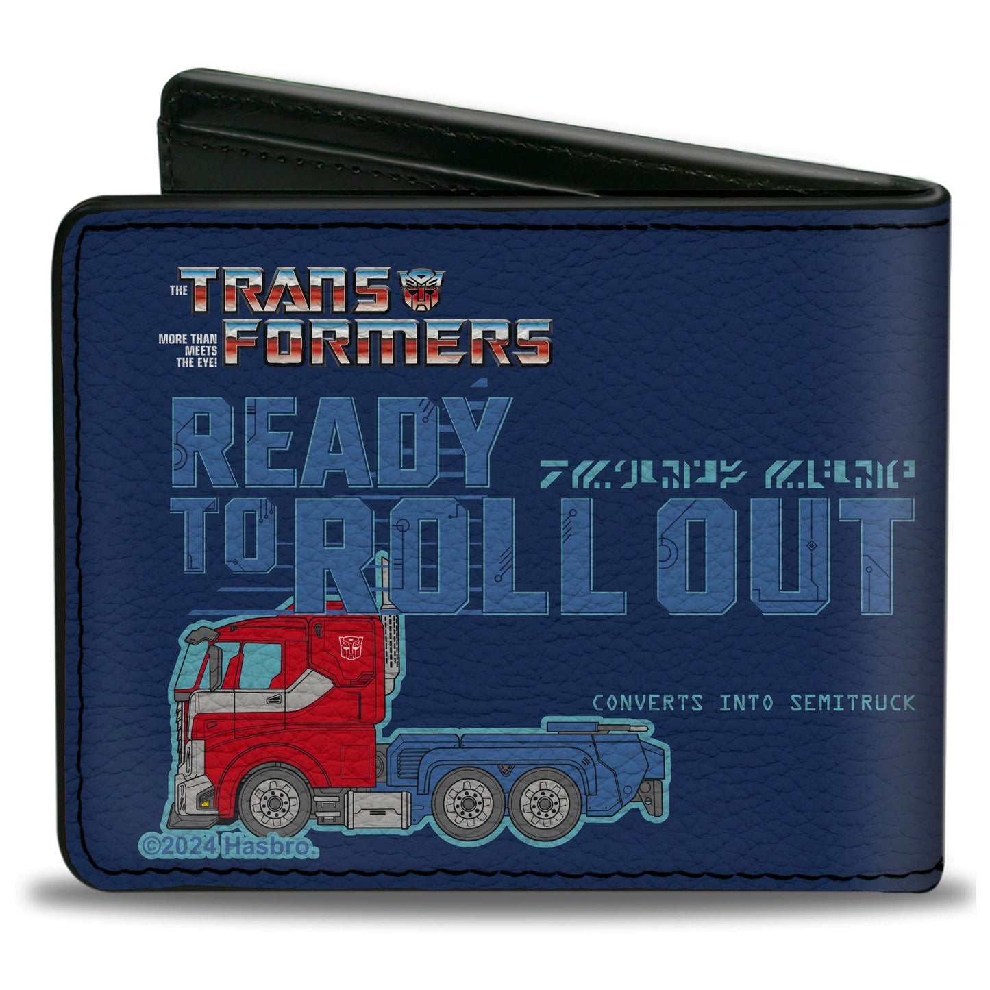 Bi-Fold Wallet - Transformers OPTIMUS PRIME AUTOBOT READY TO ROLL OUT and Semi Blues