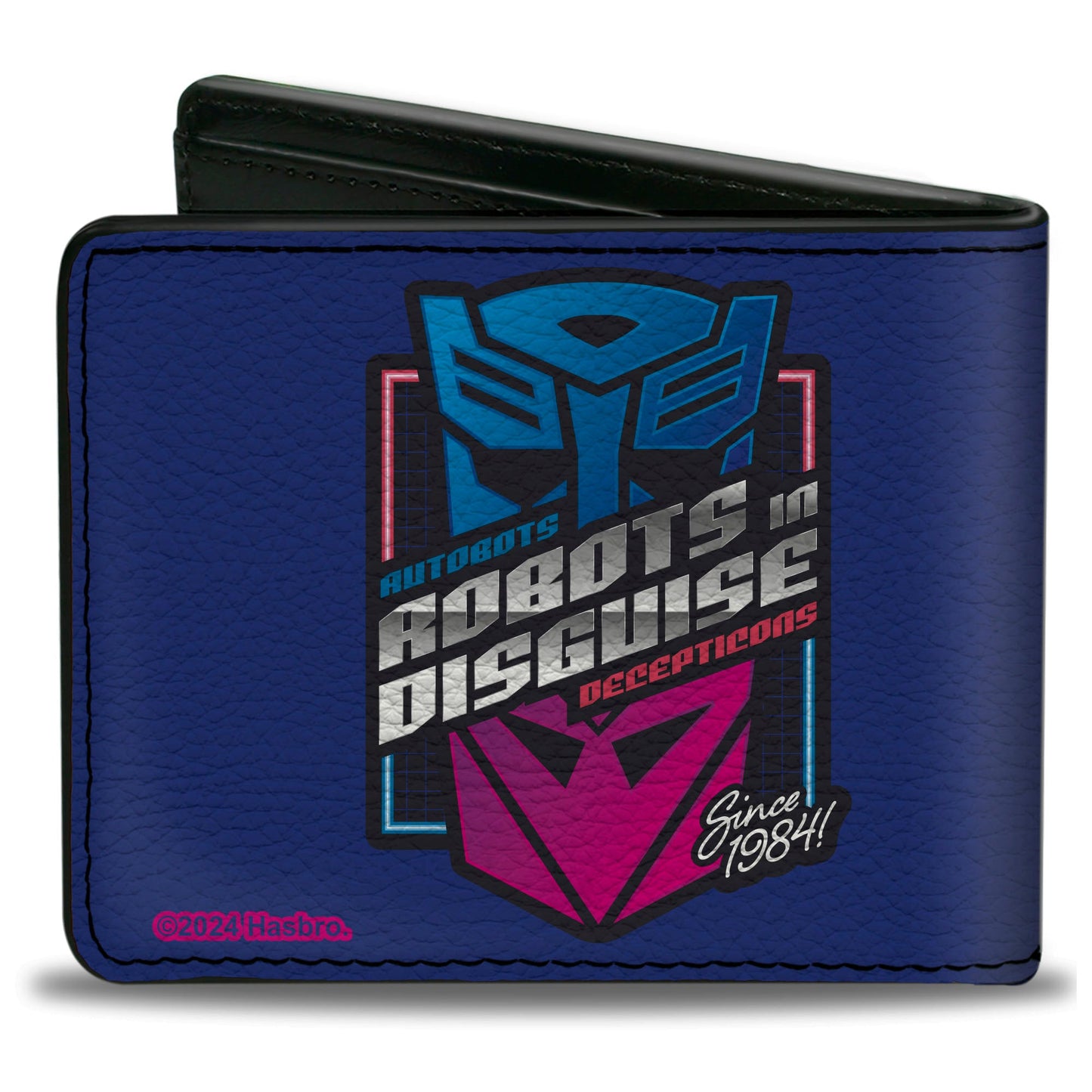 Bi-Fold Wallet - Transformers Autobots and Decepticons ROBOTS IN DISGUISE Pose and Logo Blues