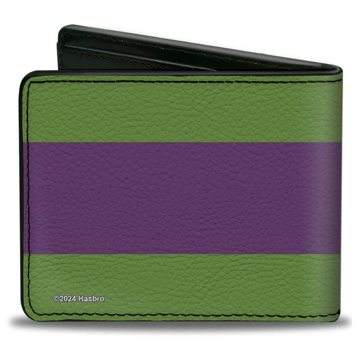 Bi-Fold Wallet - Transformers Decepticon Shield and Stripe Green/Purple/White