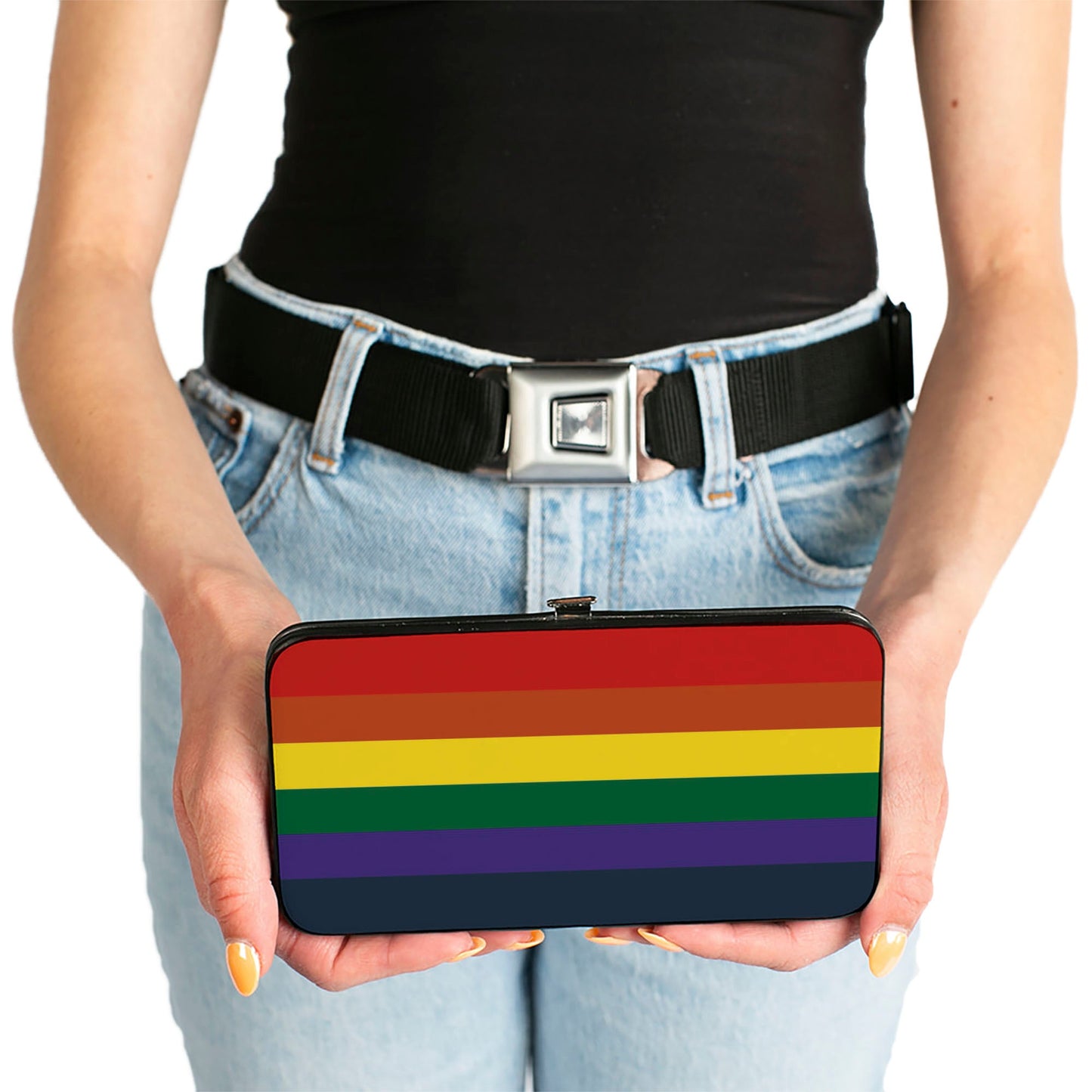 Hinged Wallet - Rainbow