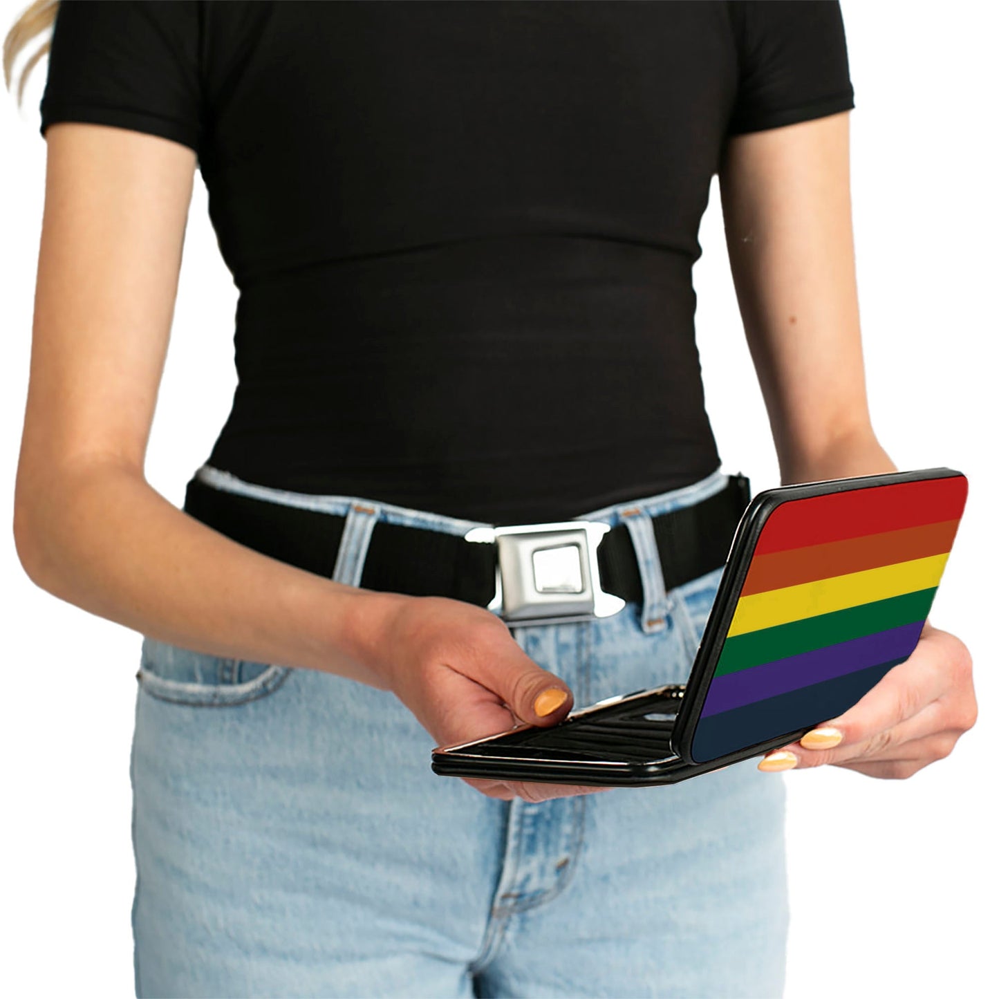 Hinged Wallet - Rainbow