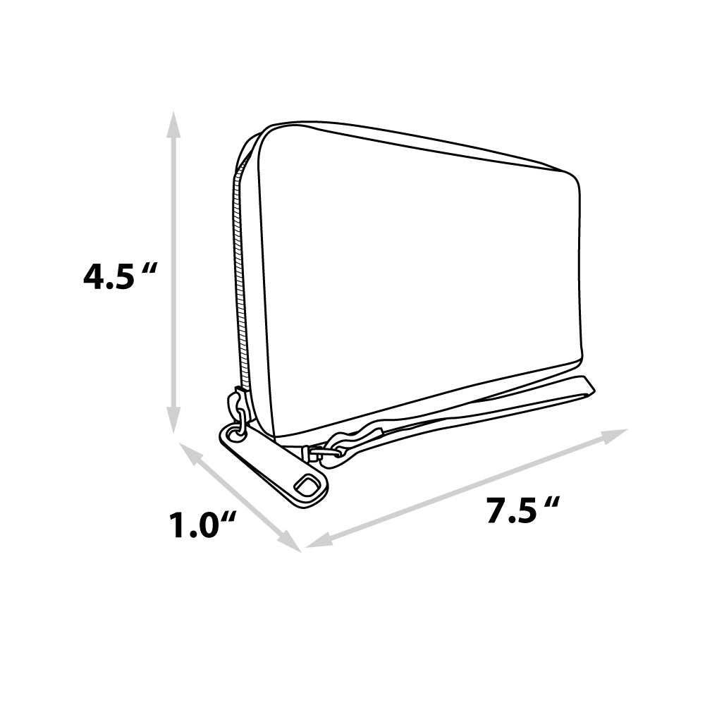 PU Zip Around Wallet Rectangle - CANDY LAND Game Board Layout