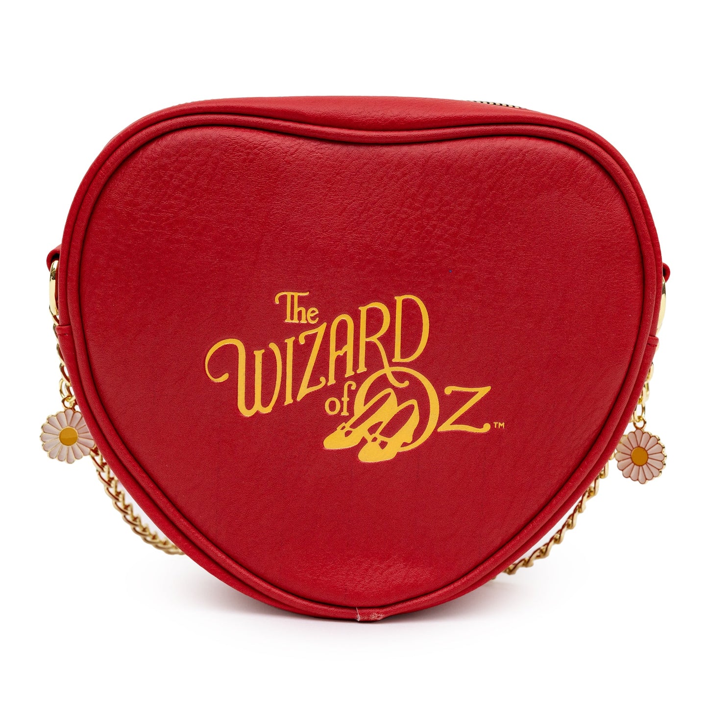 Movies Bag, Crossbody, The Wizard of Oz Tin Man Heart Clock Replica, Red, Vegan Leather