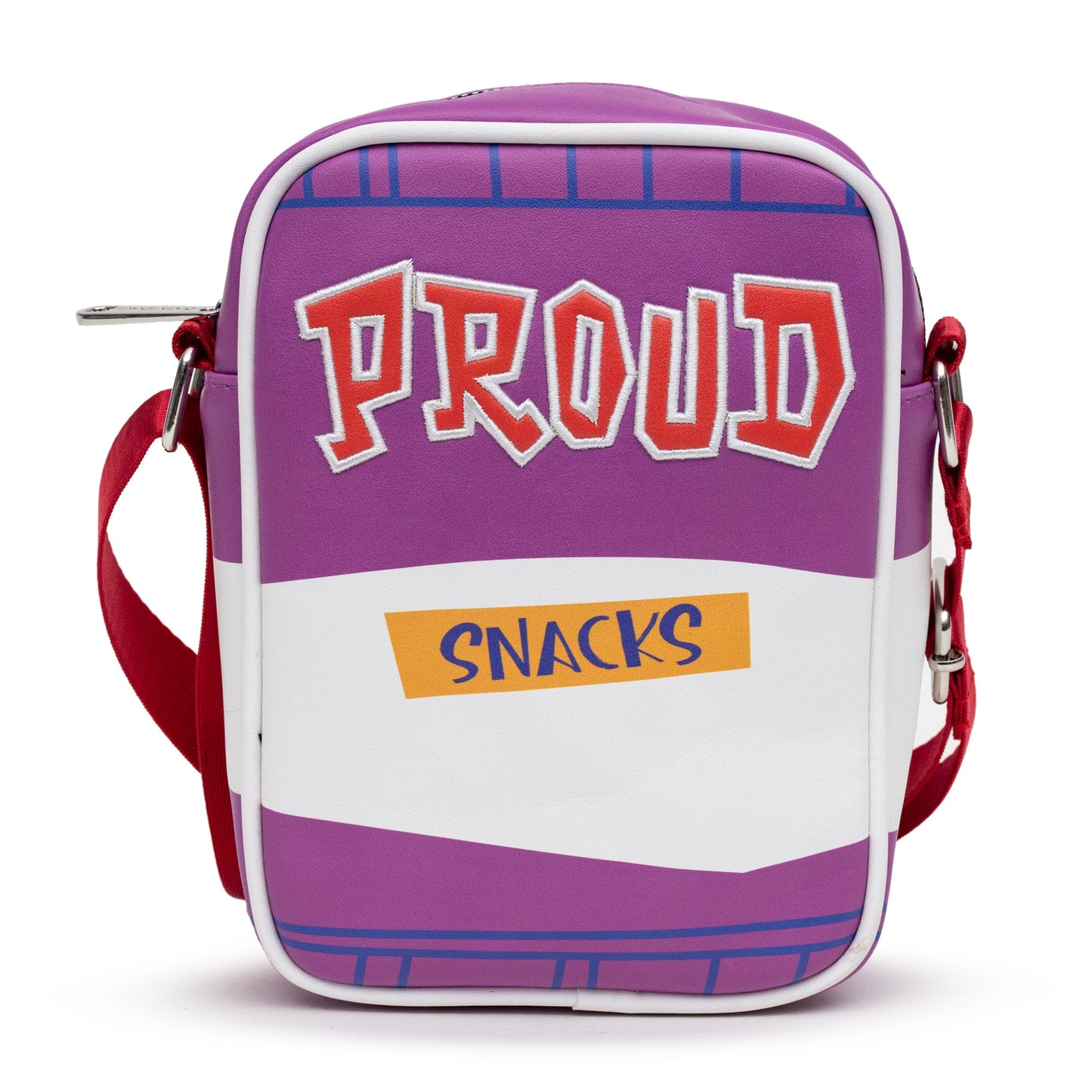 Disney Bag, Crossbody, The Proud Family Proud Snacks Logo, Purple, Vegan Leather