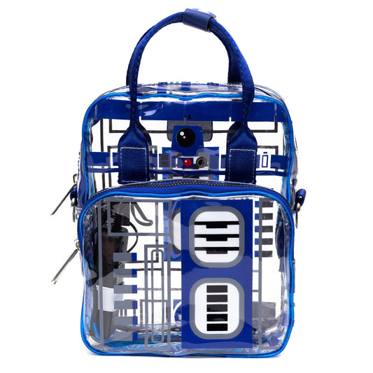 Star Wars Bag, Crossbody, Star Wars R2 D2 Droid Components, Transparent, Clear PVC