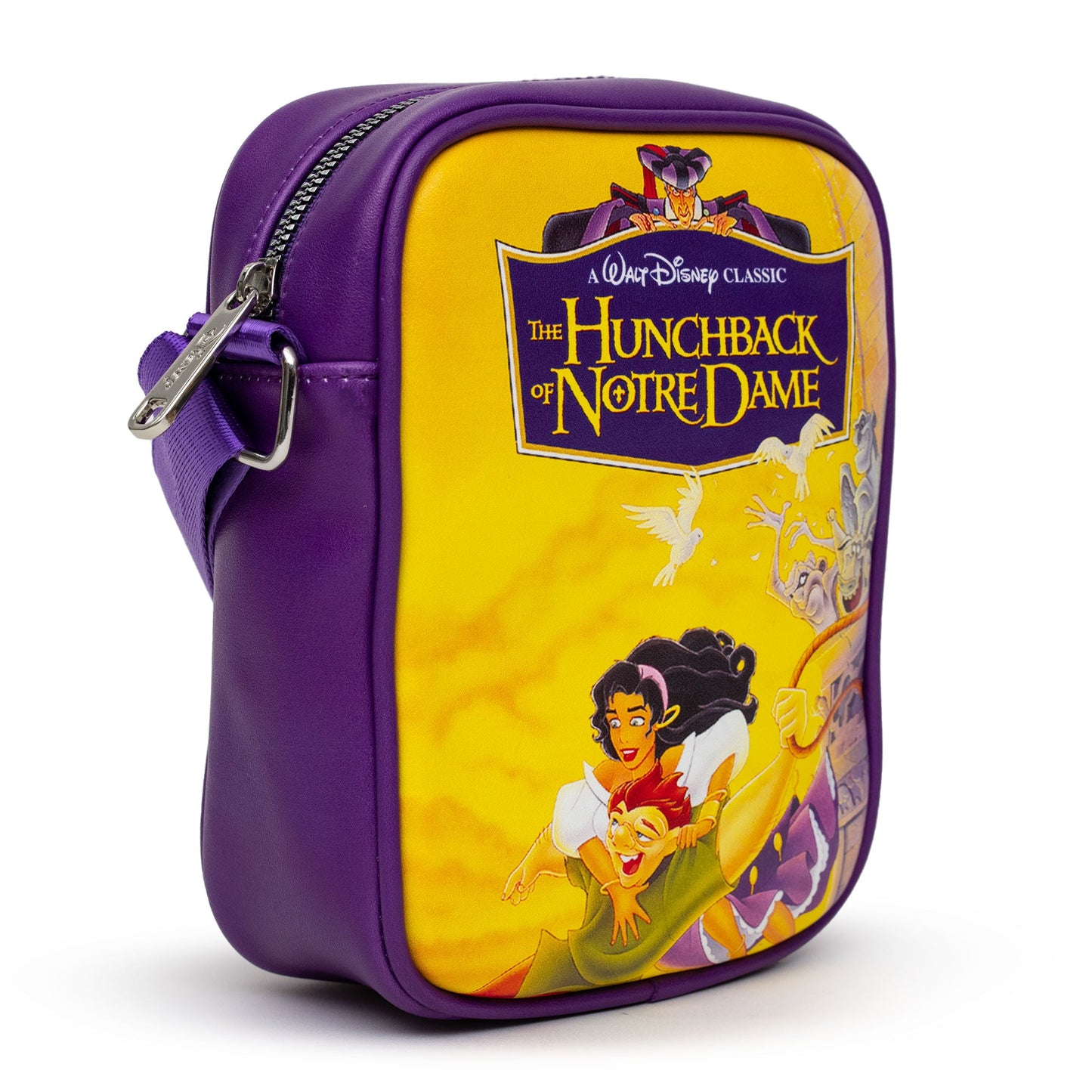 Disney Bag, Crossbody,  The Hunchback of Notre Dame VHS Movie Box Replica, Vegan Leather