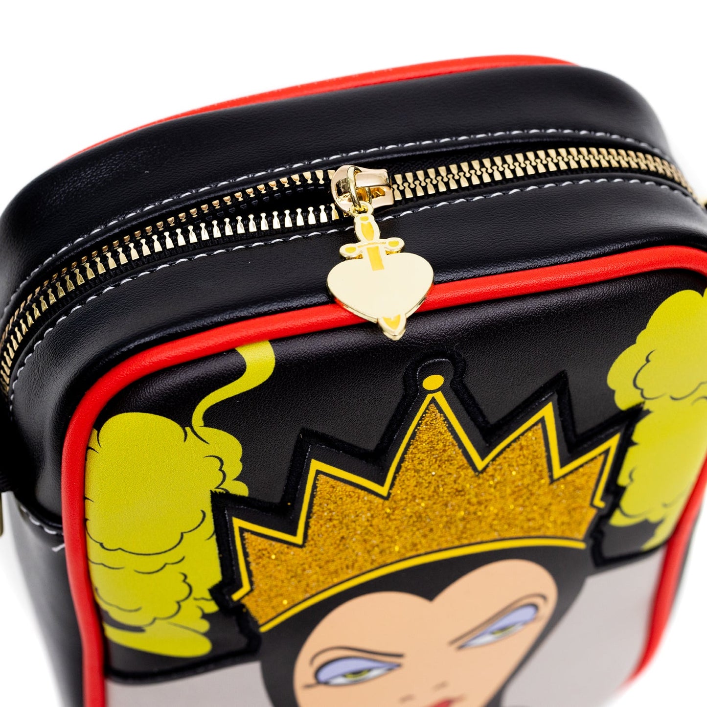 Disney Bag and Wallet Combo, Snow Whites Evil Queen Cauldron Pose Close Up, Vegan Leather