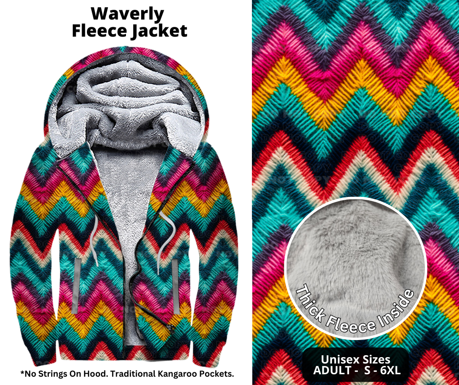 Preorder! Closes 10/21. ETA Jan. Waverly Fleece Jackets