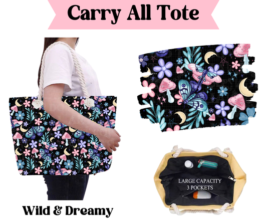 Preorder! Closes 3/31. ETA June. Wild & Dreamy Carry All Tote