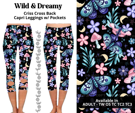 Preorder! Closes 3/27. ETA June. Wild & Dreamy Criss Cross Capri w/ Pockets